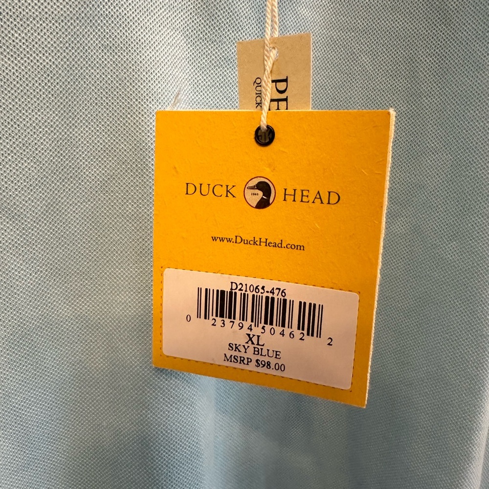 Light Blue Duck Head Polo